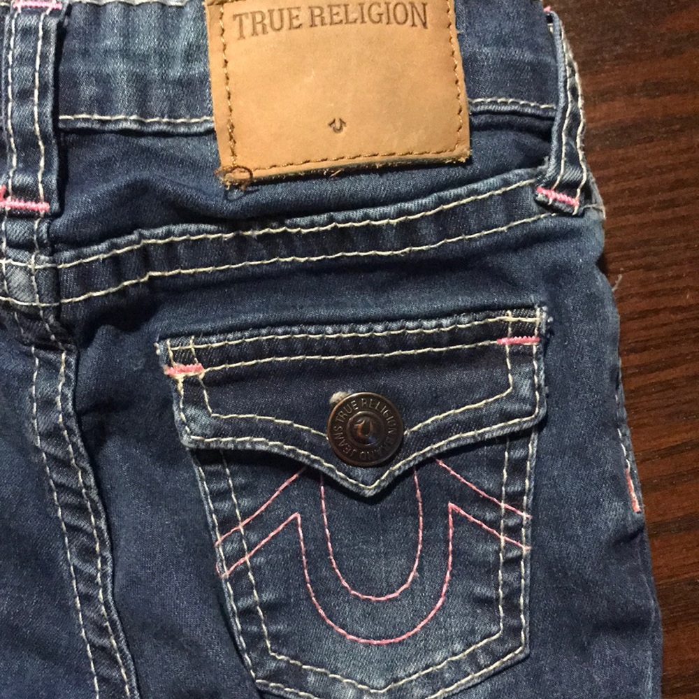 True Religion Blue jeans size 6 to 12 months